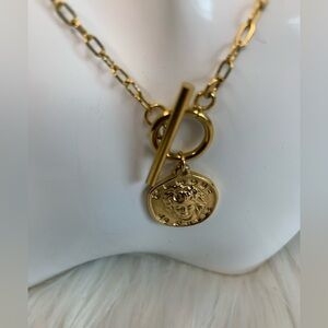 Gold Medallion Necklace